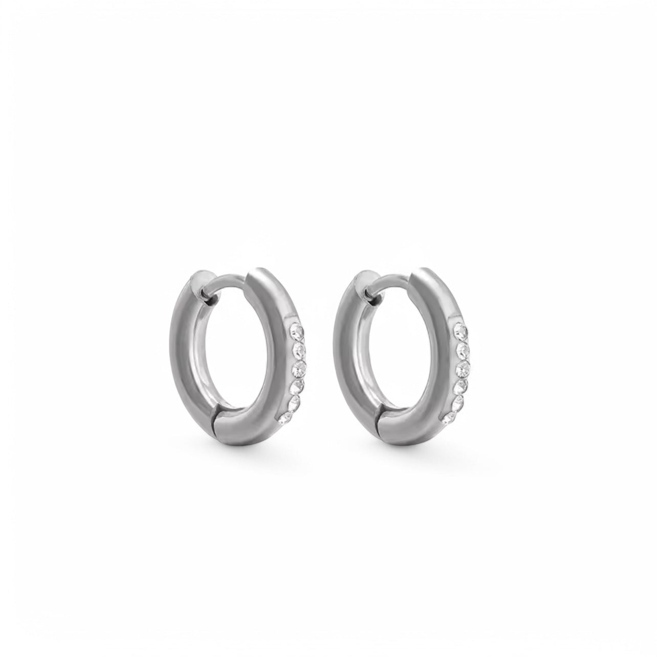 Orecchini Small Crystal Hoop