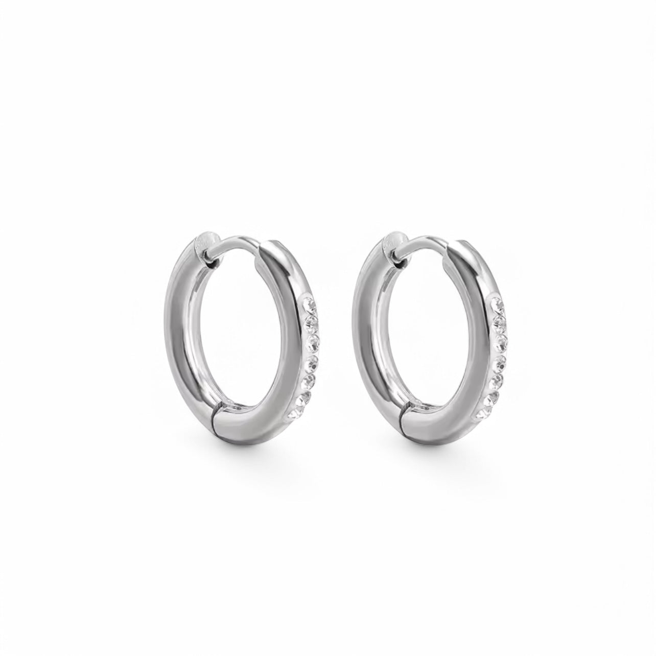 Orecchini MIDI Crystal Hoop