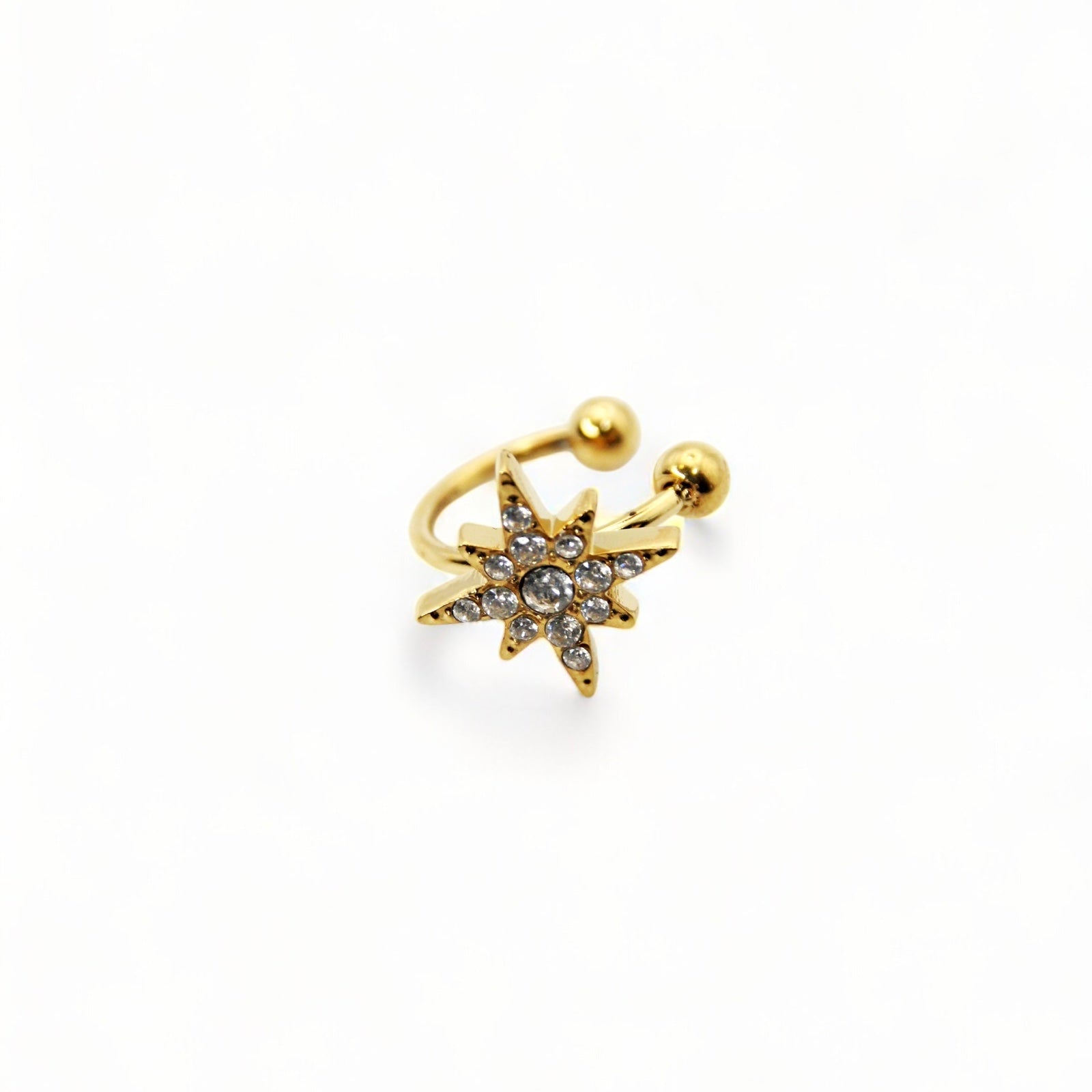 Ear Cuff Crystal Star