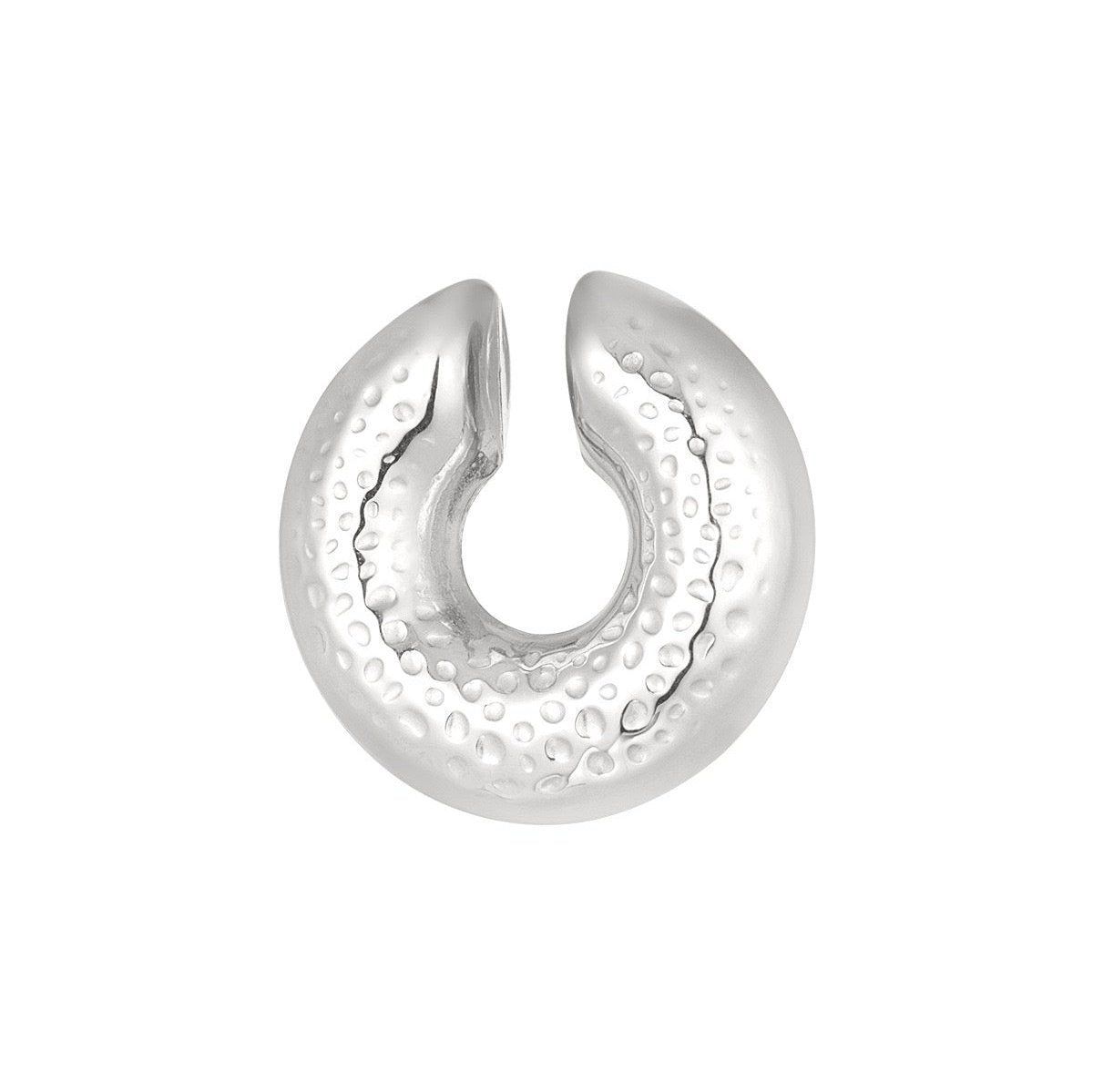 Hammered Chunky Ear Cuff