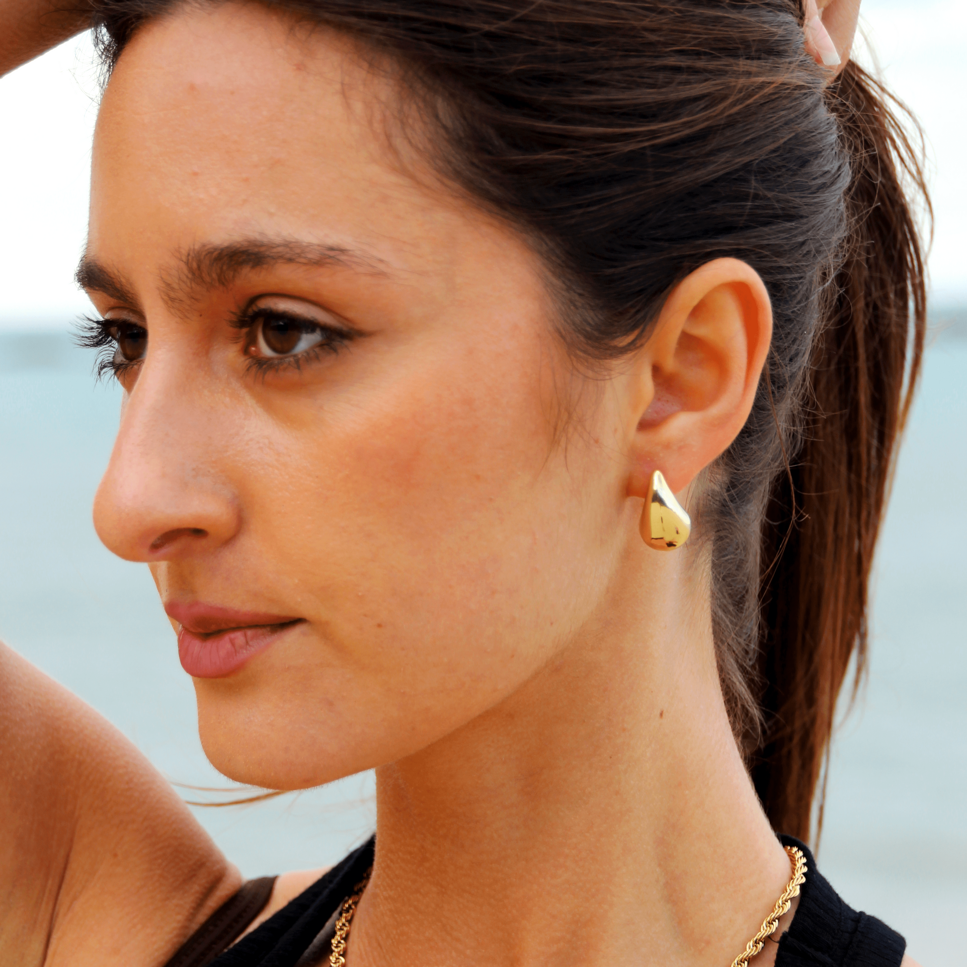 Drop earrings