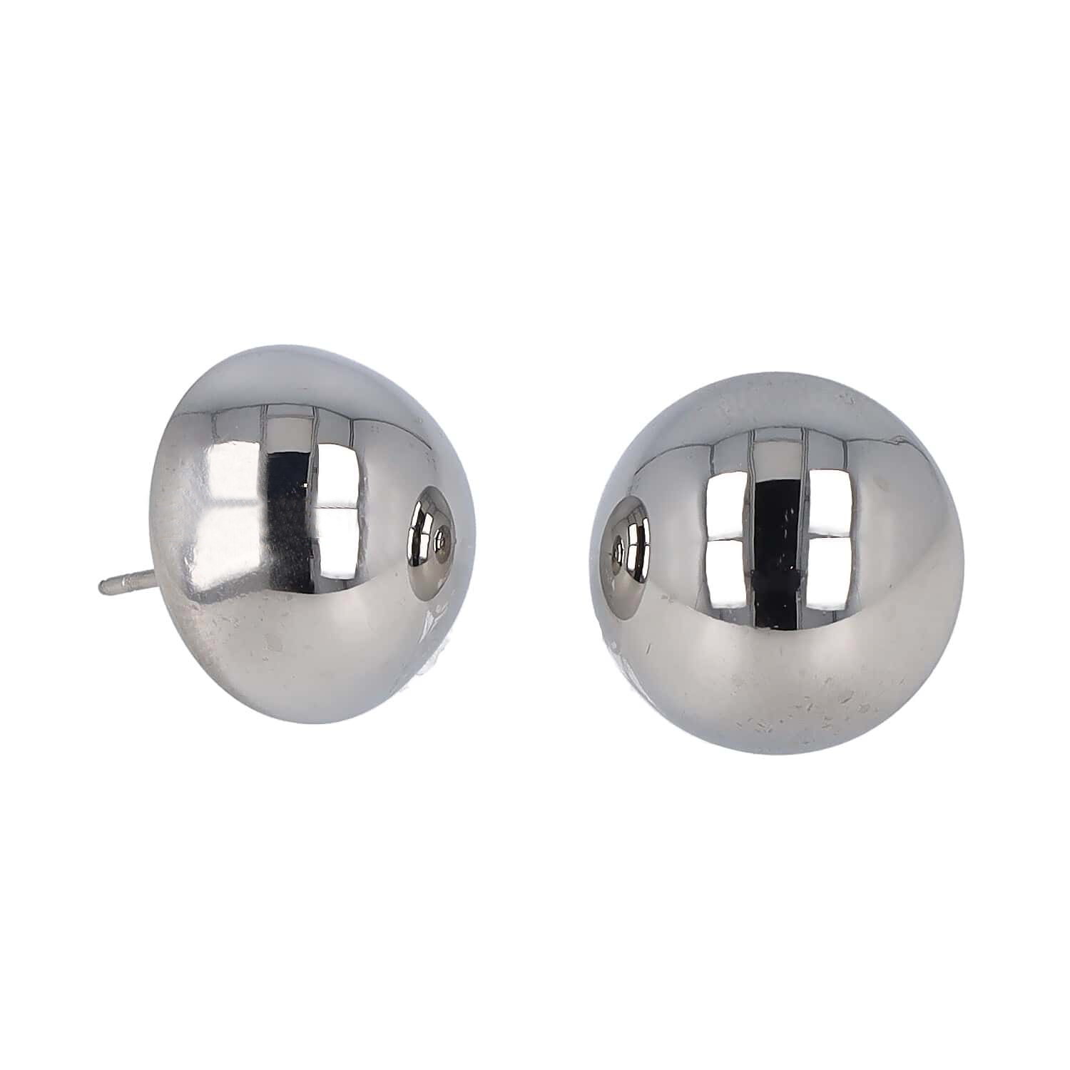 Small Button Earrings