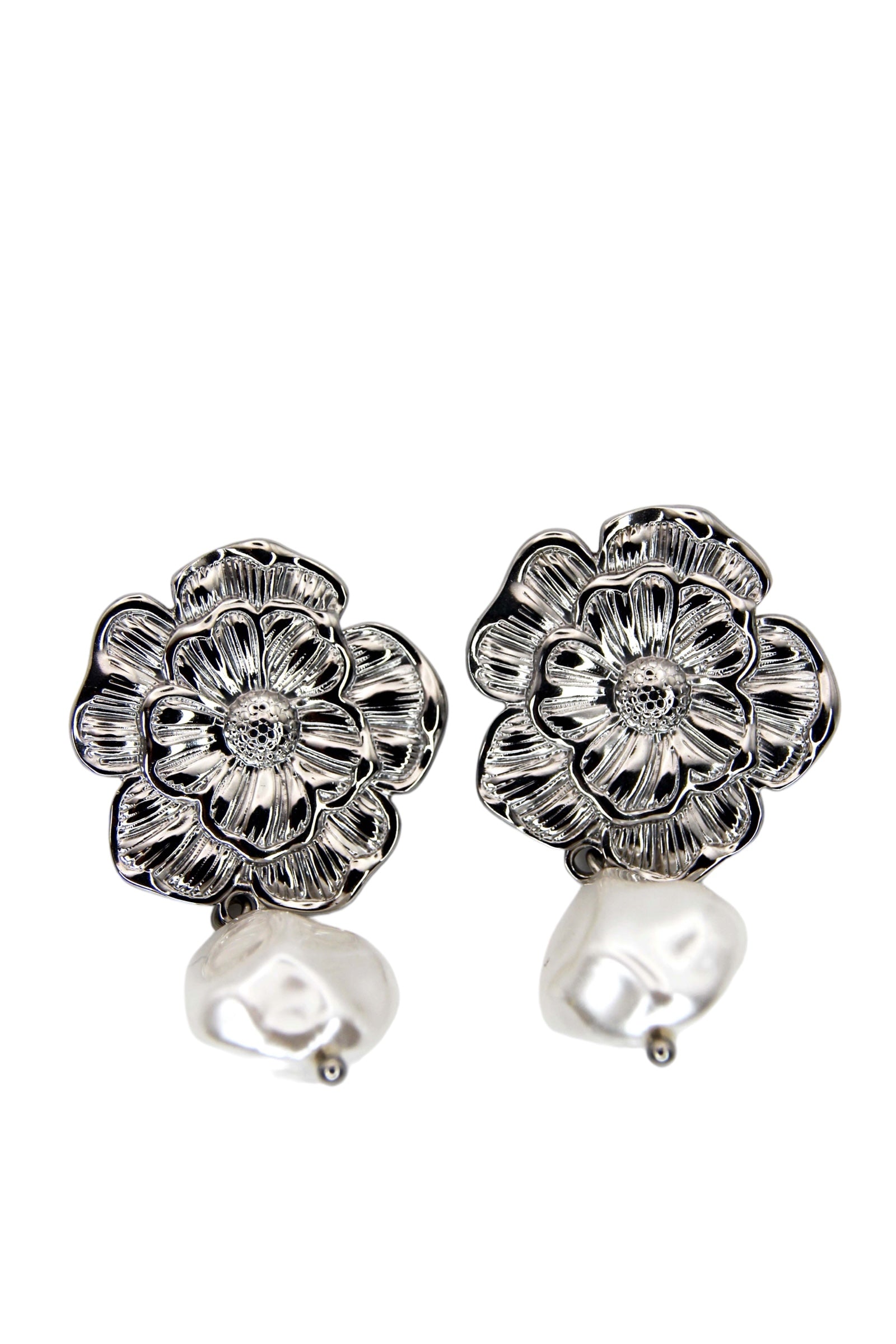Hibiscus Flower Earrings