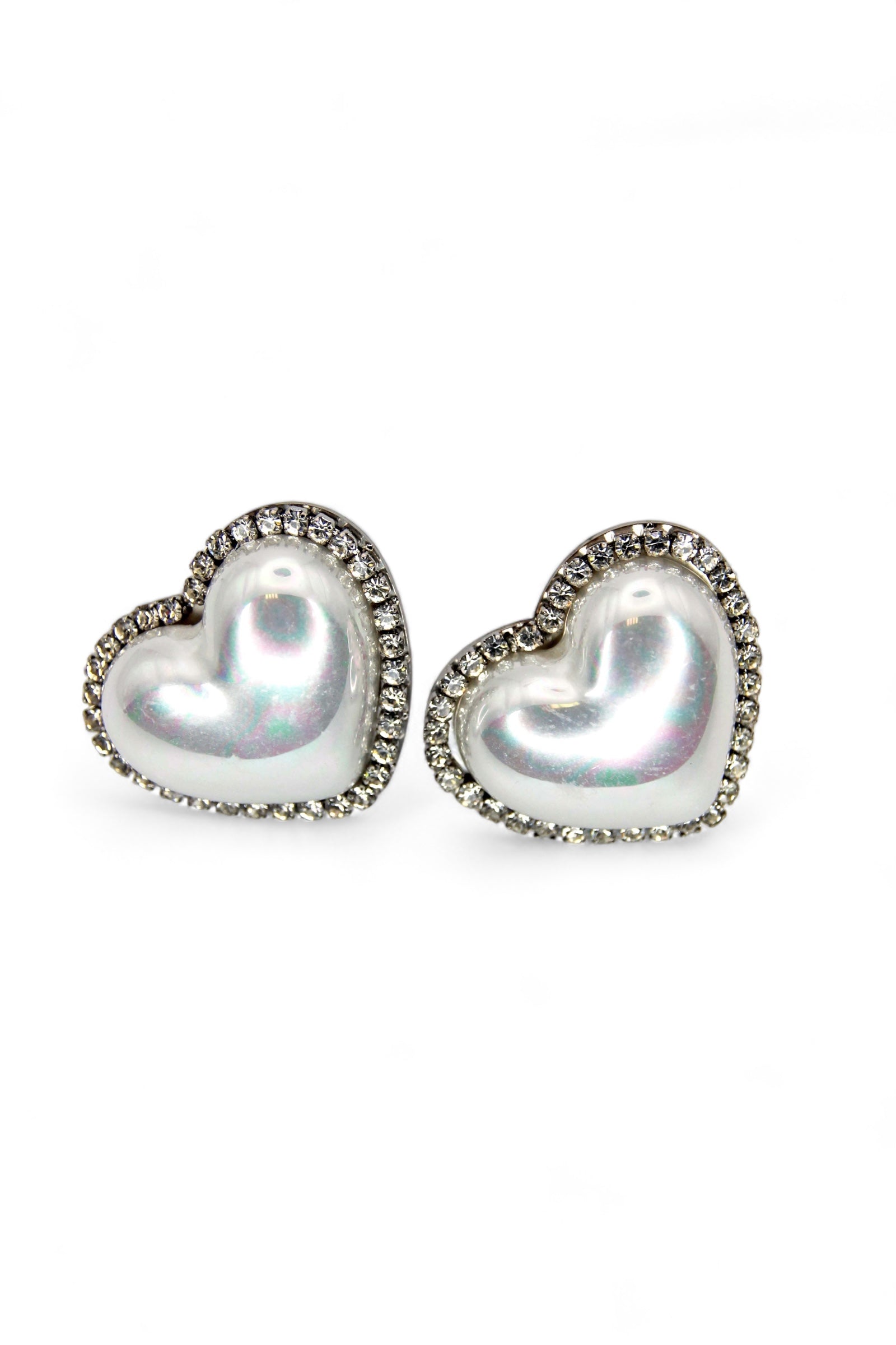 Orecchini Sparkling Pearl Heart