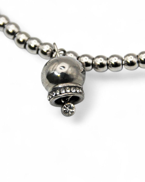 Bell Bracelet with Rhinestones