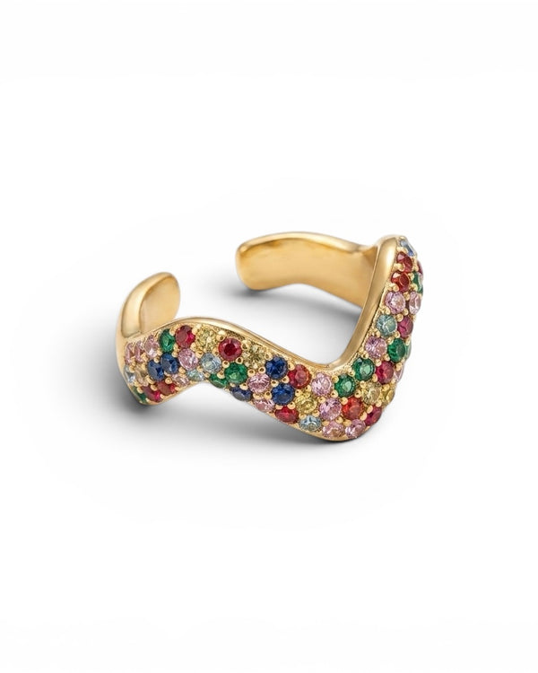 Ear Cuff Onda Raimbow