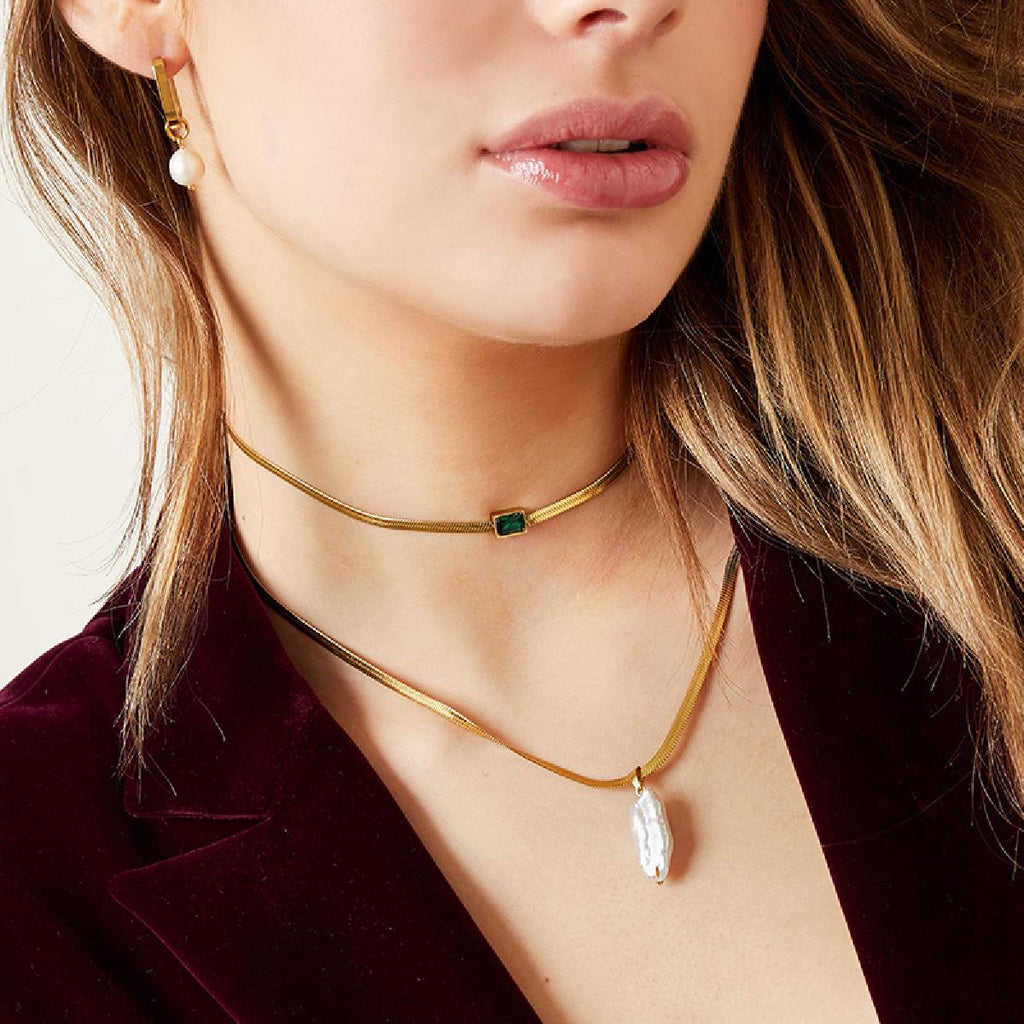 Collana Pearl Stone