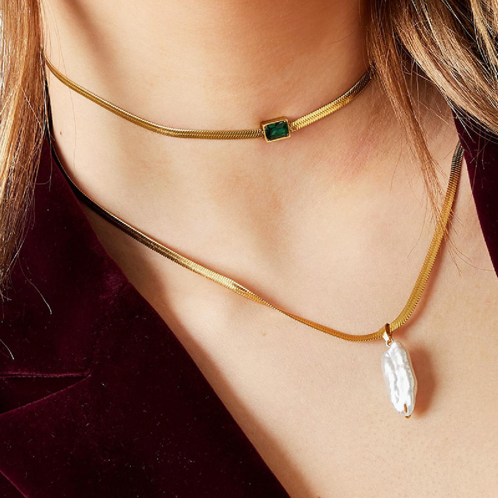 Collana Pearl Stone