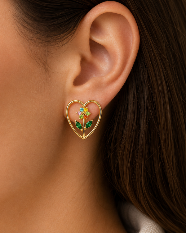 Orecchini Crystal Bloom Multicolore