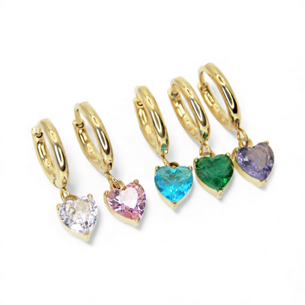 Orecchini Crystal Heart