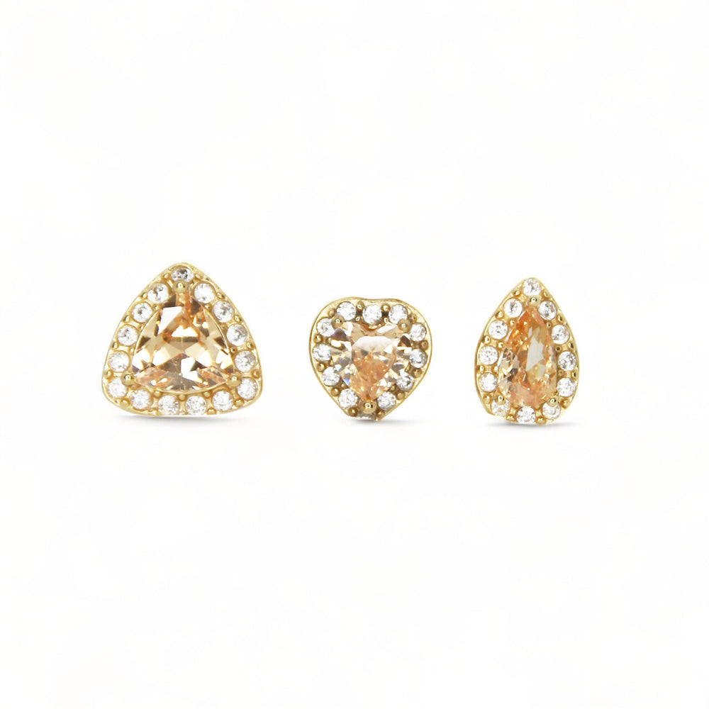 Set 3 Orecchini Crownelle
