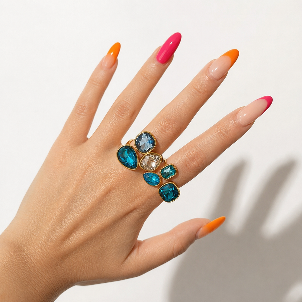 Anello Cromo Prism