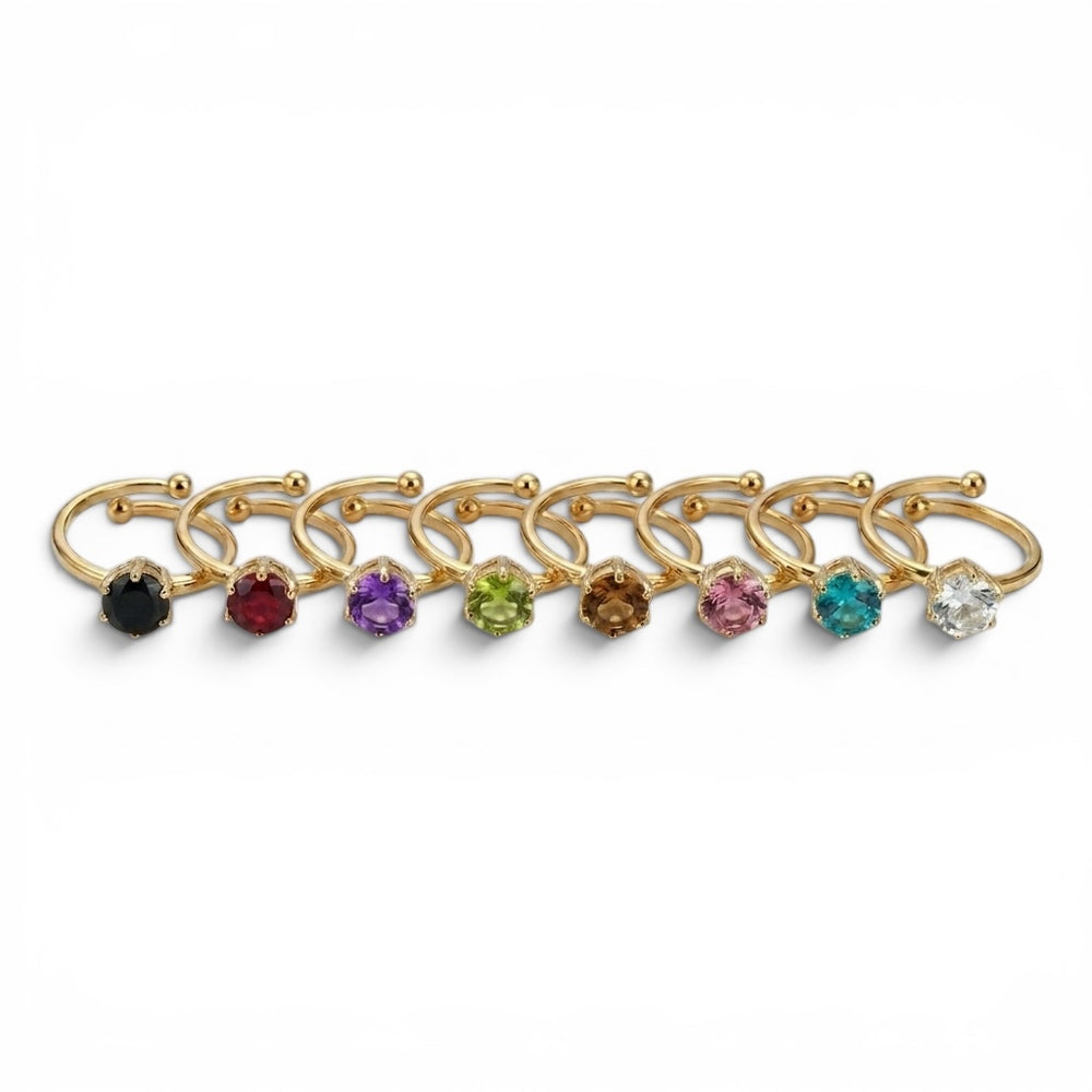 Anello Solitario Raimbow