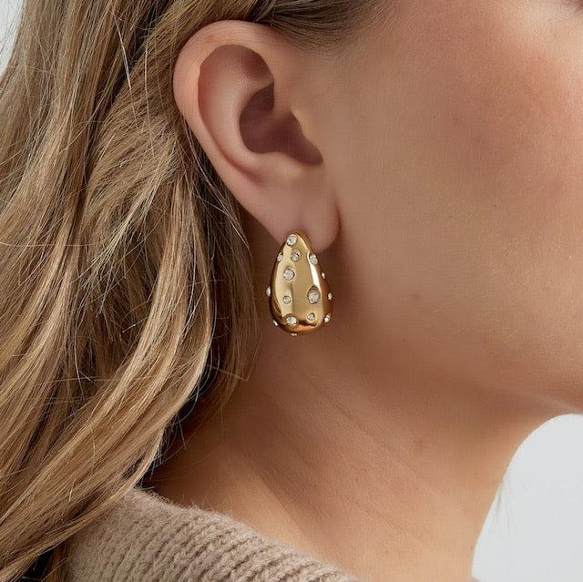 Sparkling Drop Earrings