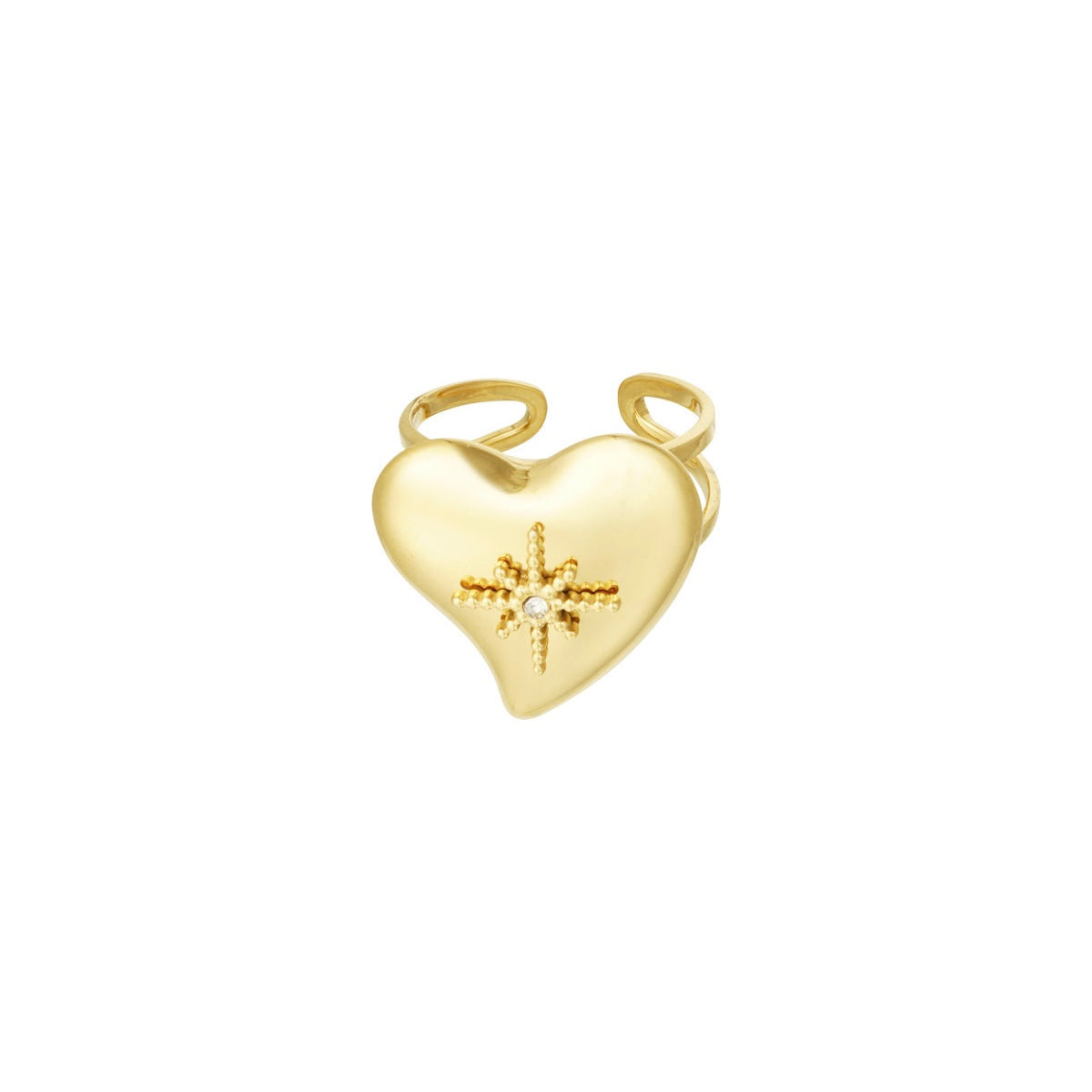 Star Heart Ring