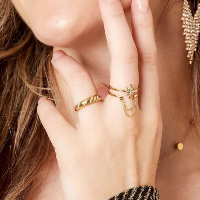 Anello Star Chain