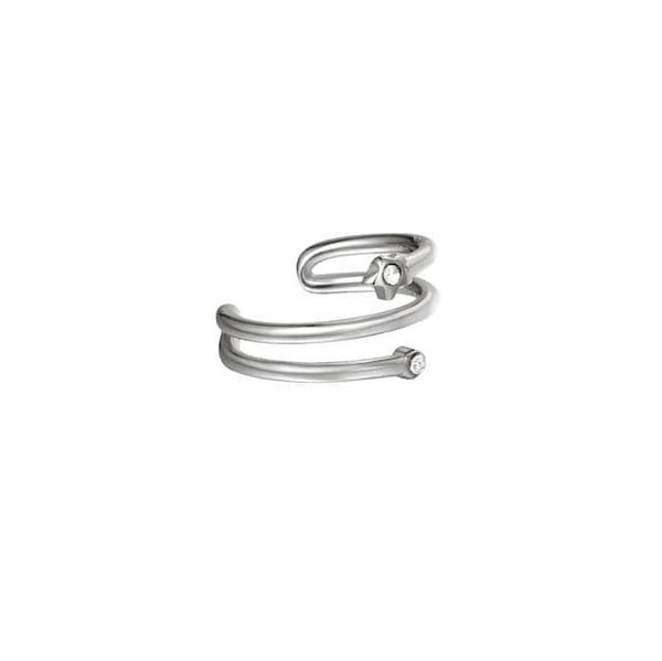 Sparkling Braid Ear Cuff