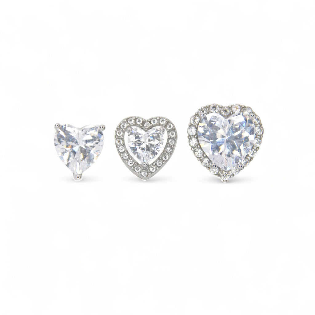 Set 3 Orecchini CuorCristalia