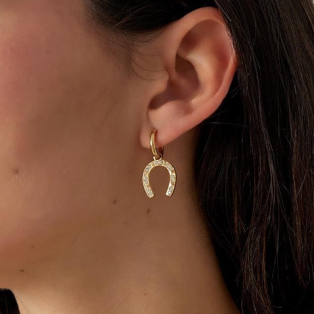 Lucky Horseshoe Earrings