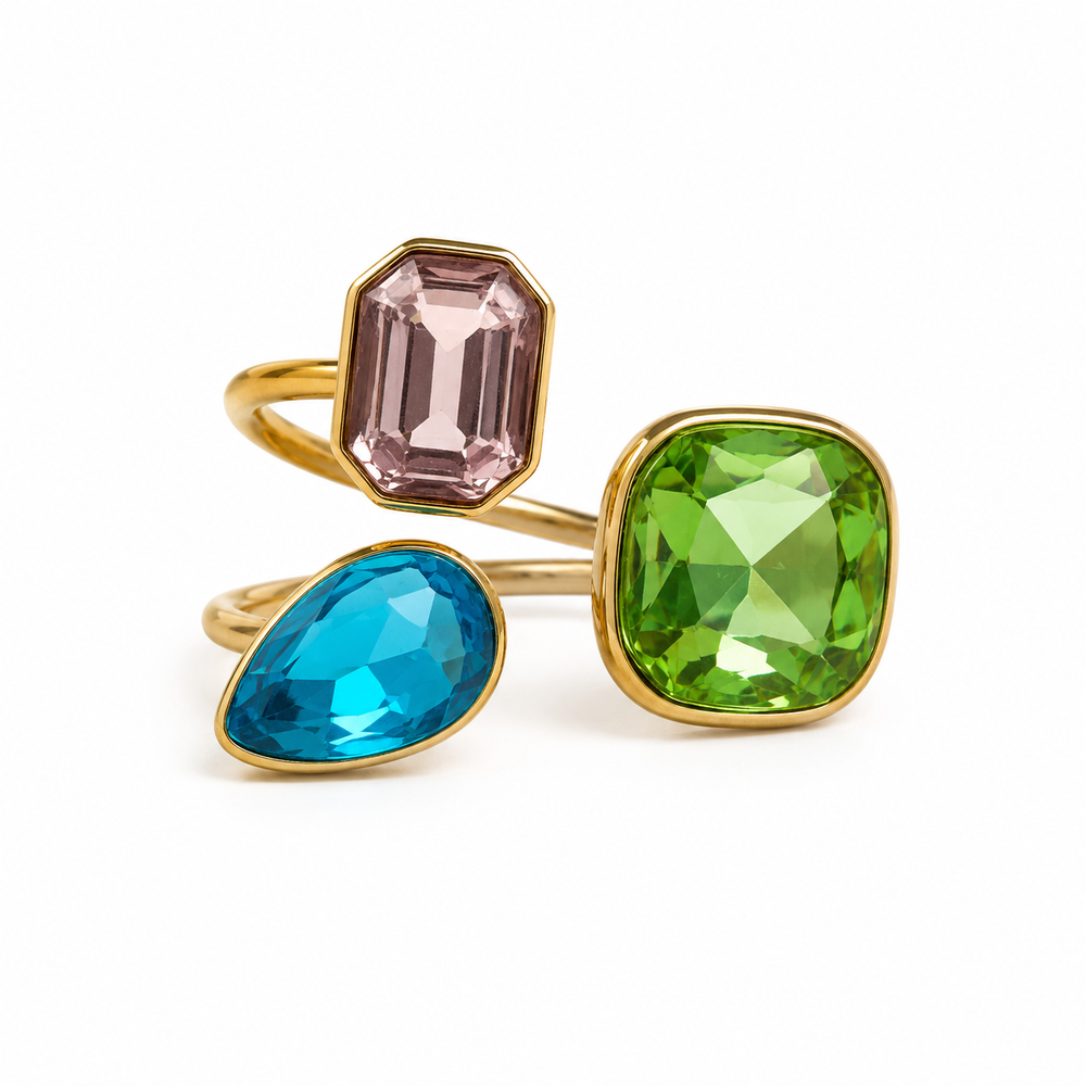 Anello Cromo Prism