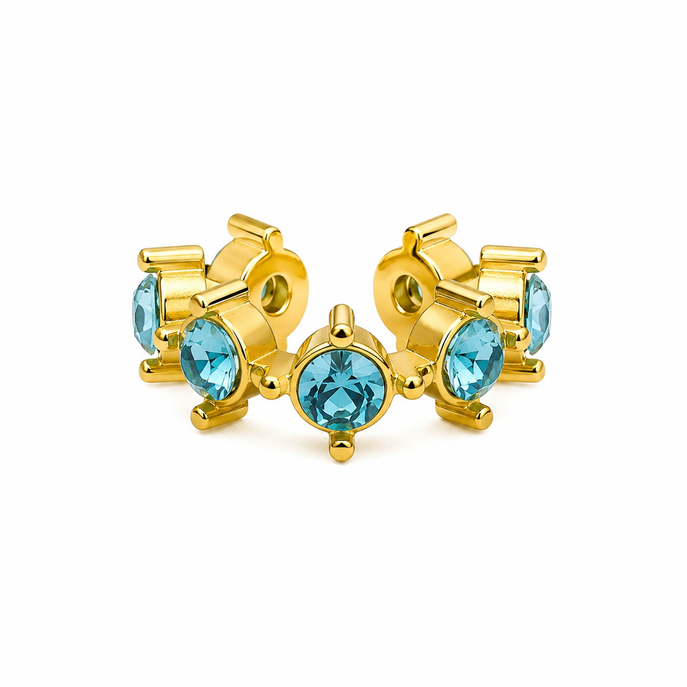 Ear Cuff Coral Rainbow