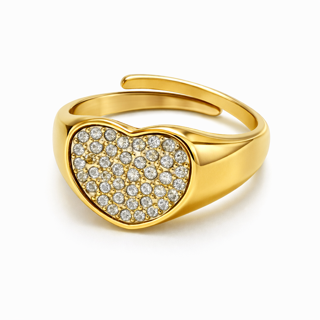 Anello Sparkling Heart