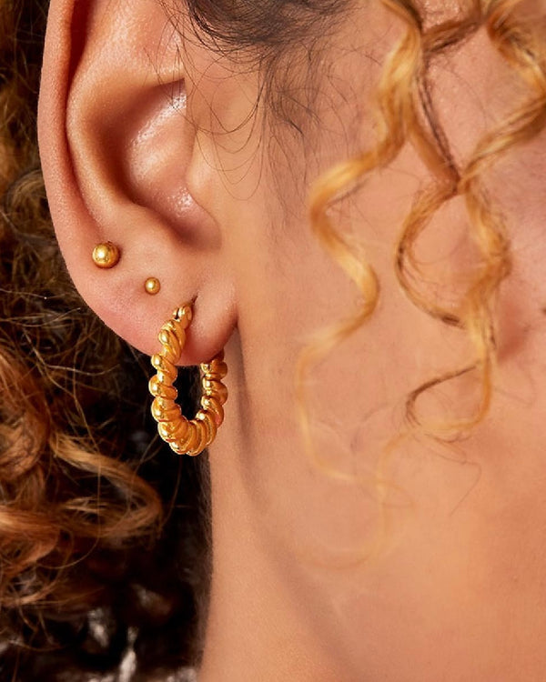 Orecchini a cerchio Spiral