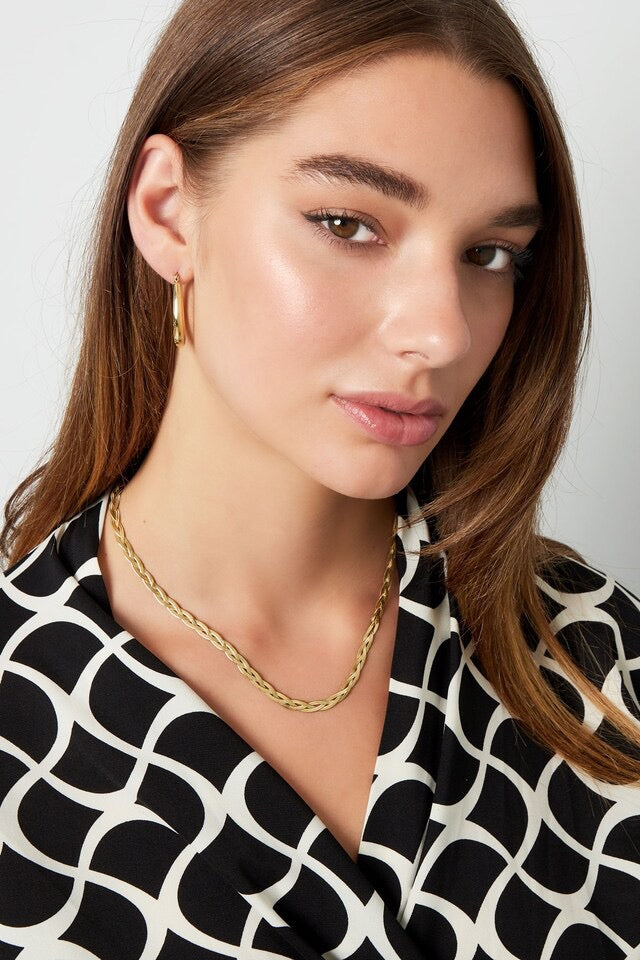 Snake Braided Necklace