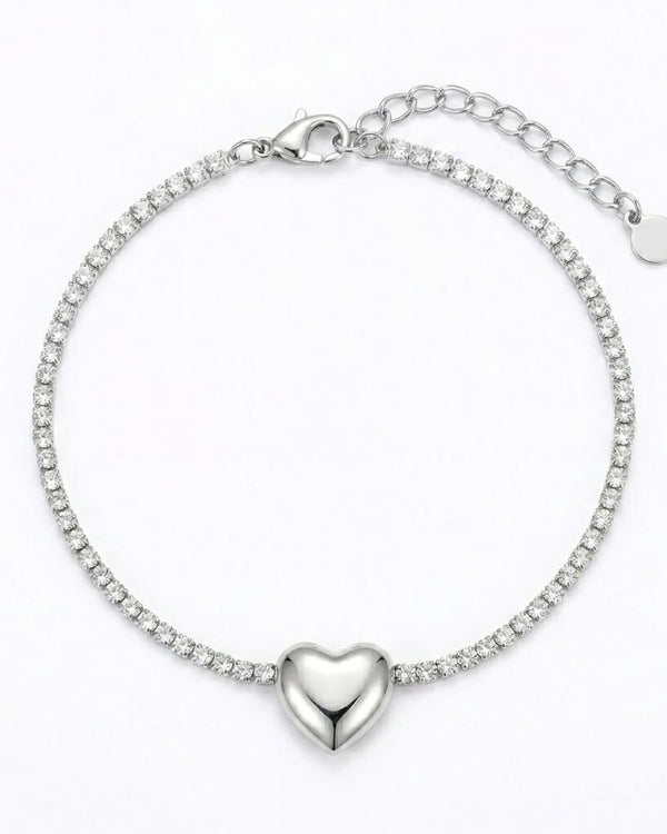 Bracciale Tennis Cuore