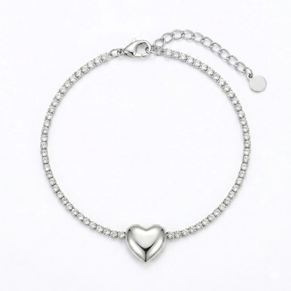 Bracciale Tennis Cuore