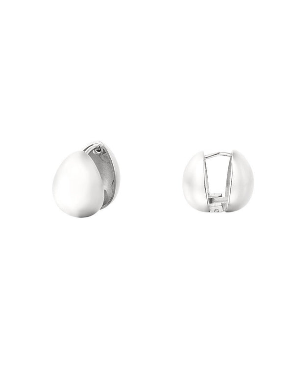 Button Drop Earrings