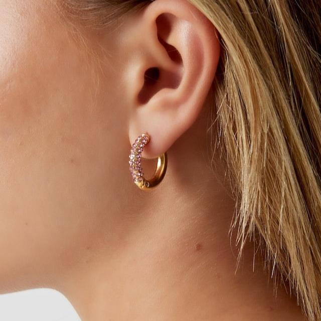 Glow Hoop Luxe Earrings