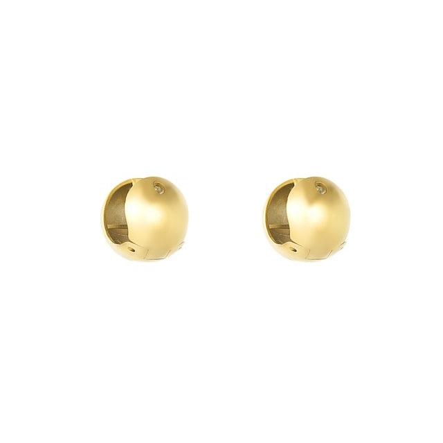 Sparkling Button Earrings