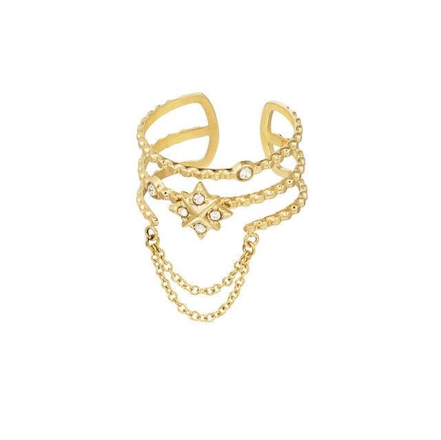 Galaxy Chain Ring
