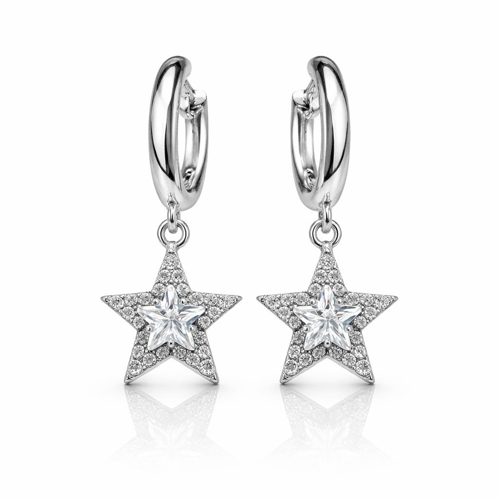 Orecchini Stella di Cristallo