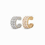 Ear Cuff Crystal Grid