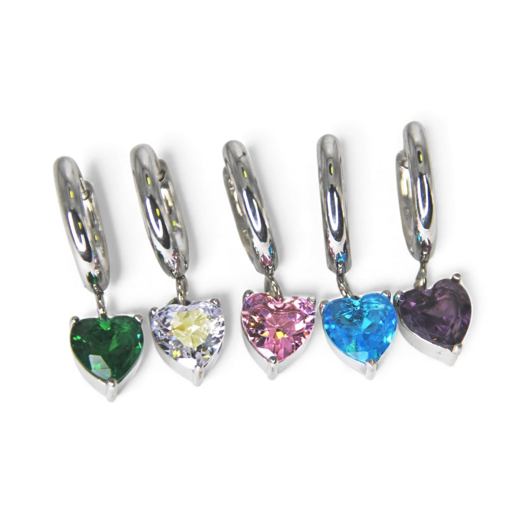 Orecchini Crystal Heart