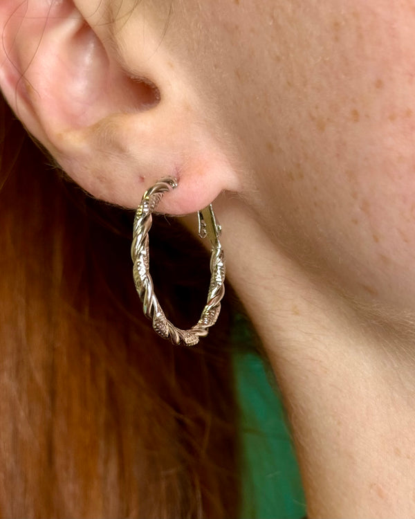 Orecchini Cerchio Twist