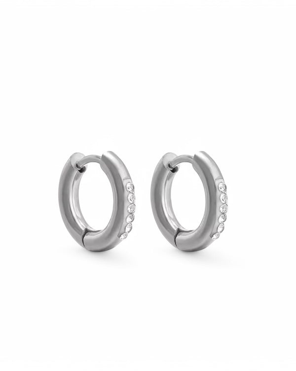 Orecchini Small Crystal Hoop