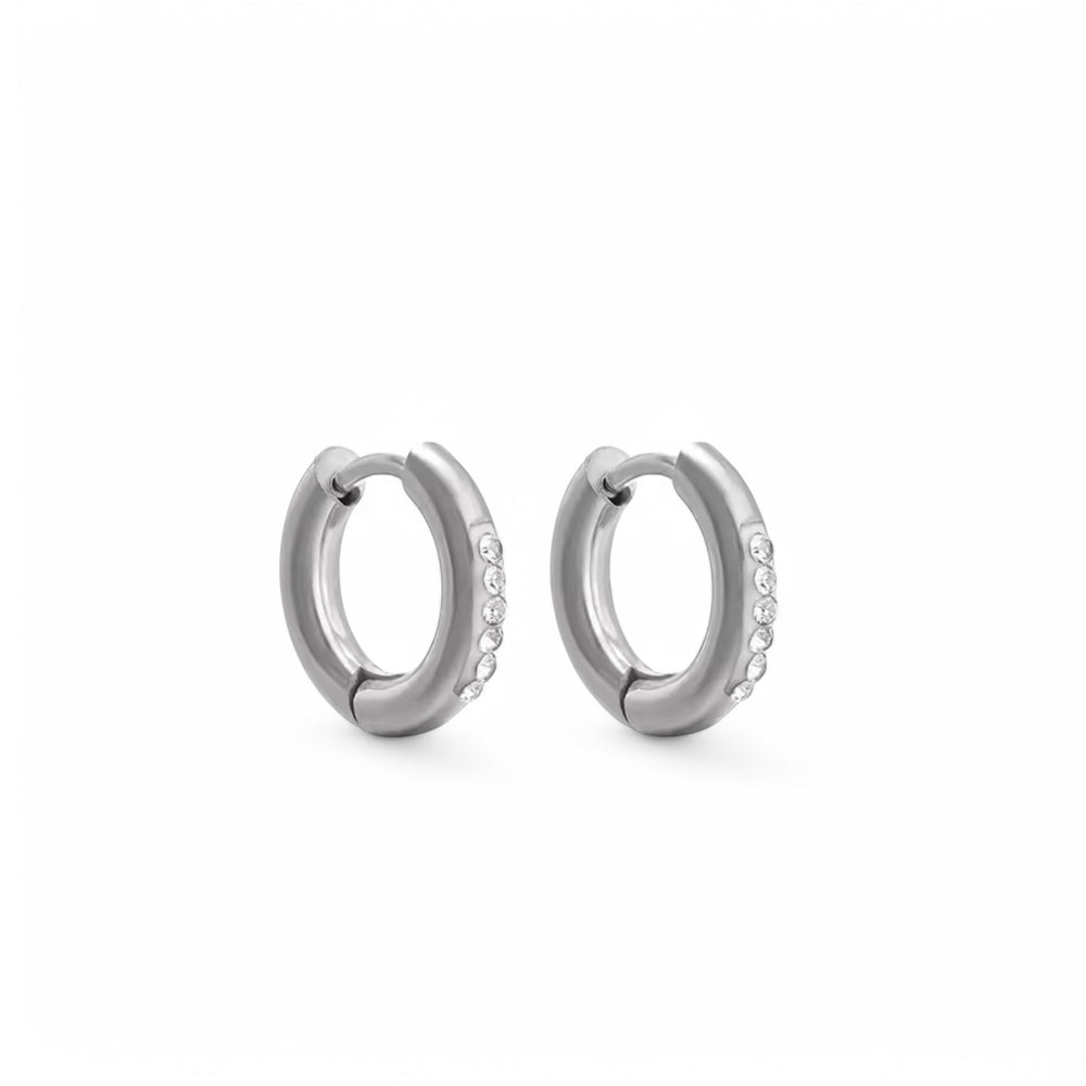 Orecchini Small Crystal Hoop
