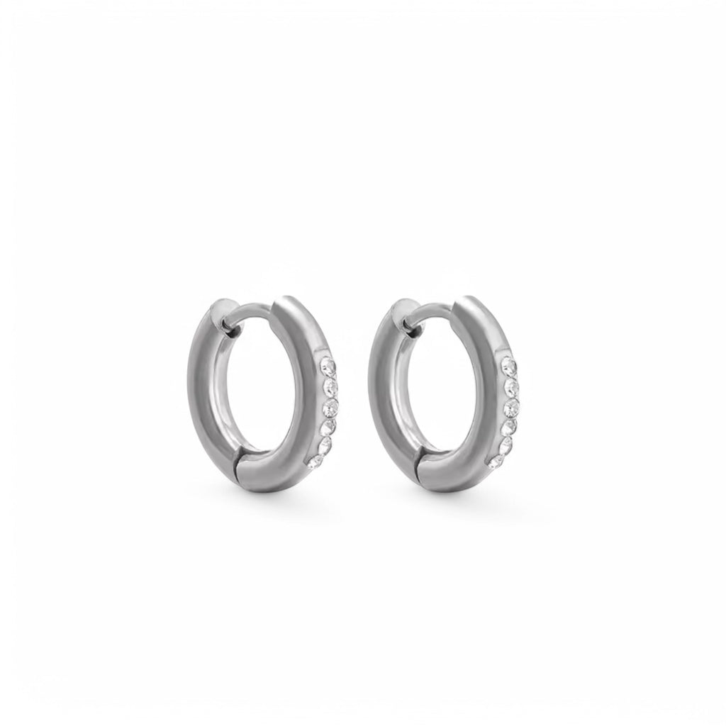 Orecchini Small Crystal Hoop