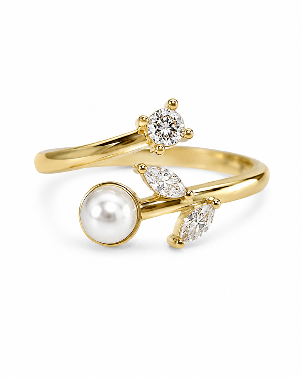 Anello Tulip Pearl