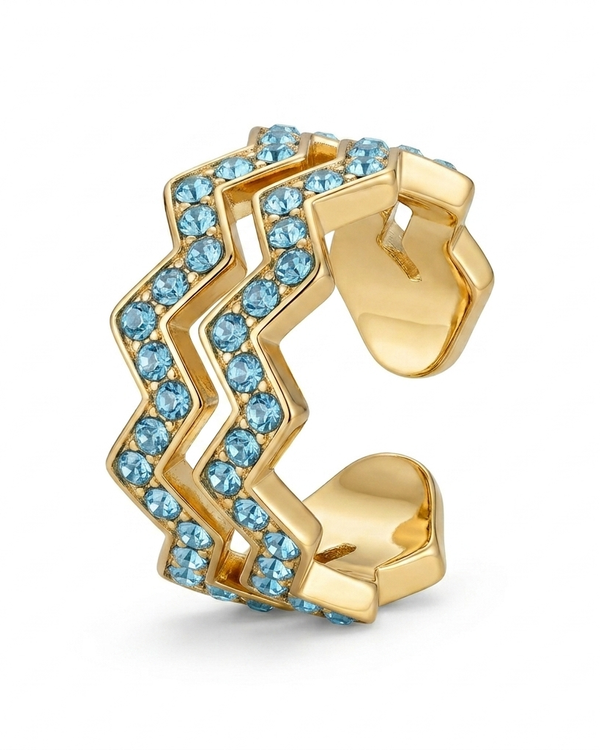 Ear Cuff Cyber Wave