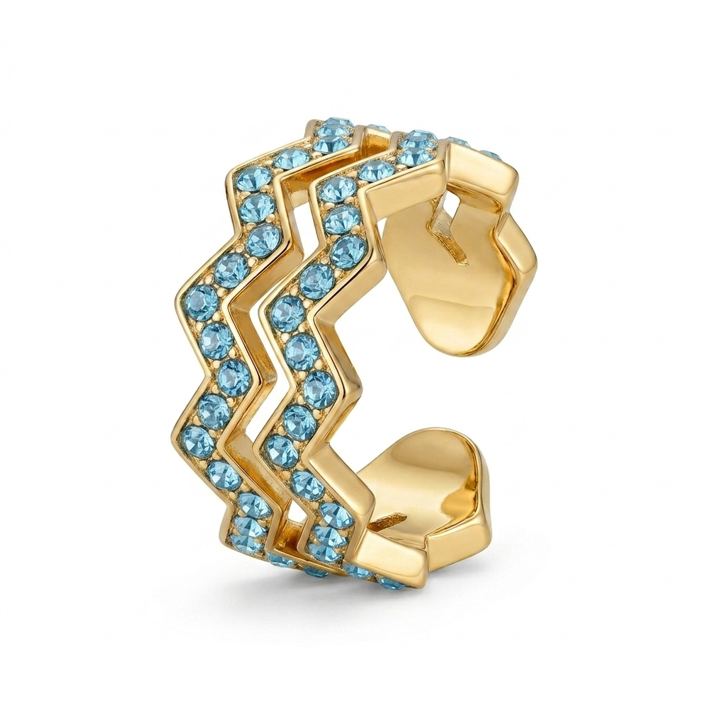 Ear Cuff Cyber Wave