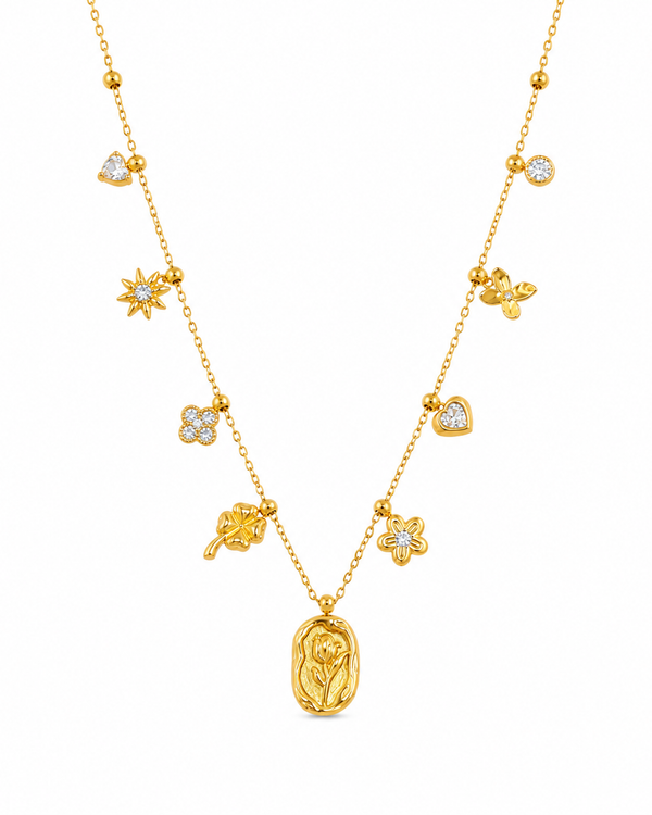 Collana Crystal Flora