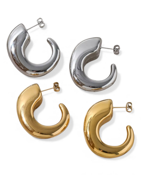 Chubby Snail Earrings