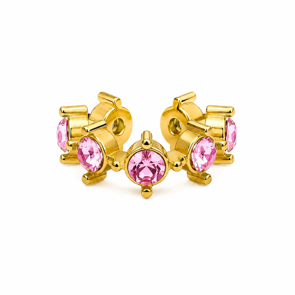 Ear Cuff Coral Rainbow