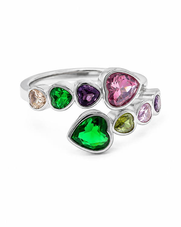 Anello Kaleo Heart Multicolore