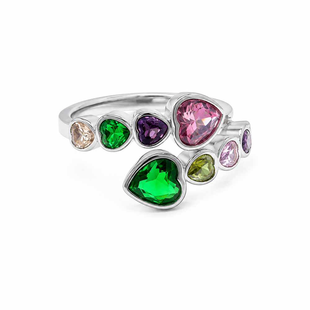 Anello Kaleo Heart Multicolore