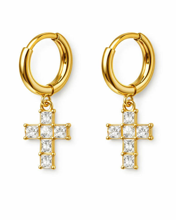 Orecchini Sparkling Cross